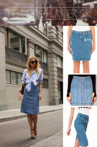 Read more about the article The Cool Hunter Girl: ¡¡Se viene con todo la Falda tubo de Jeans!! @PameUkuncar