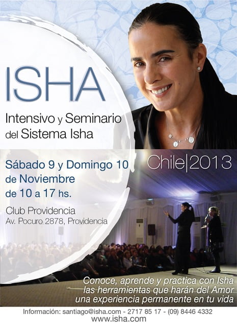 You are currently viewing ¿Conoces a Isha? ¿Sabes quién es? Estará en Chile el 9 y 10 de noviembre
