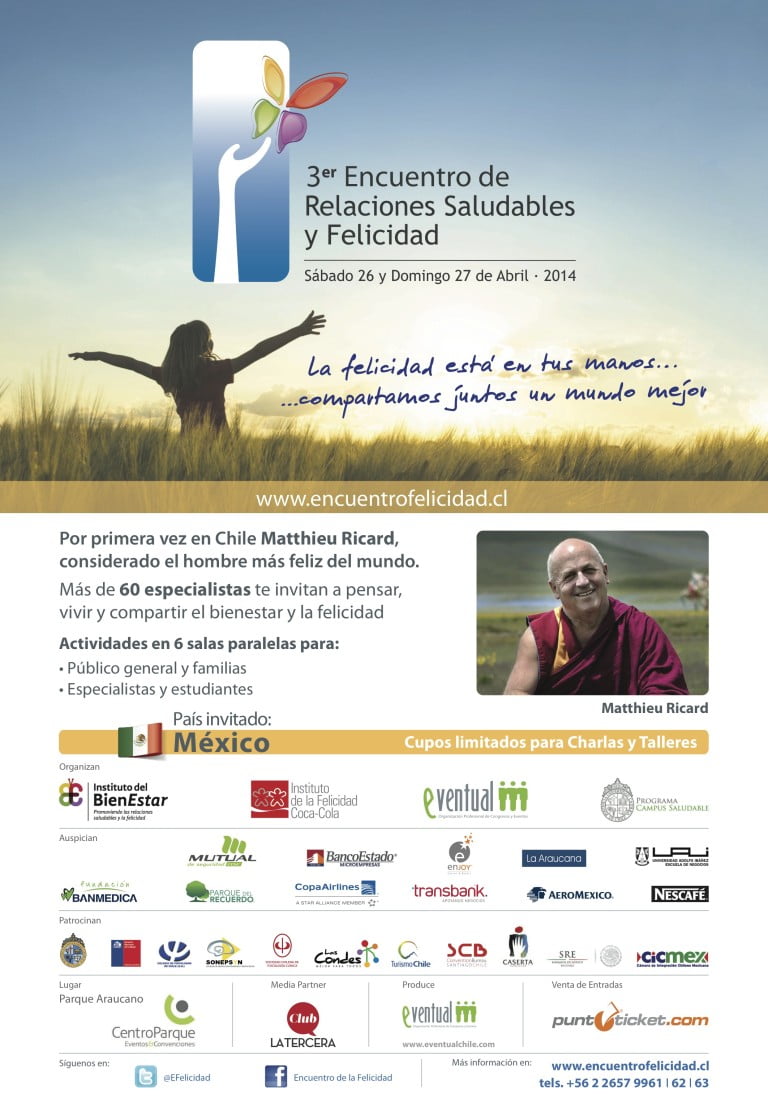 Read more about the article ¡Están Todos invitados al III Encuentro de Relaciones Saludables y Felicidad!! @EFelicidad