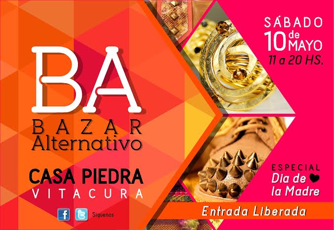Read more about the article Sábado 10 de Mayo Bazar Alternativo Especial Día de la Mamá (Entrada Gratuita)