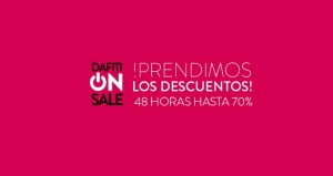 Read more about the article Imperdible! Dafiti 48 horas On sale hasta 70% de descuento!! @dafiti_cl