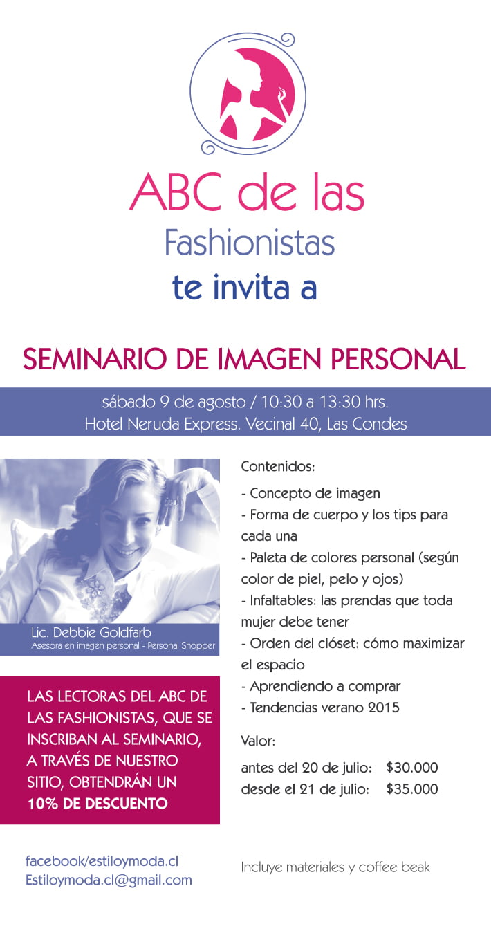 You are currently viewing Seminario de imagen personal, Estilo y Moda
