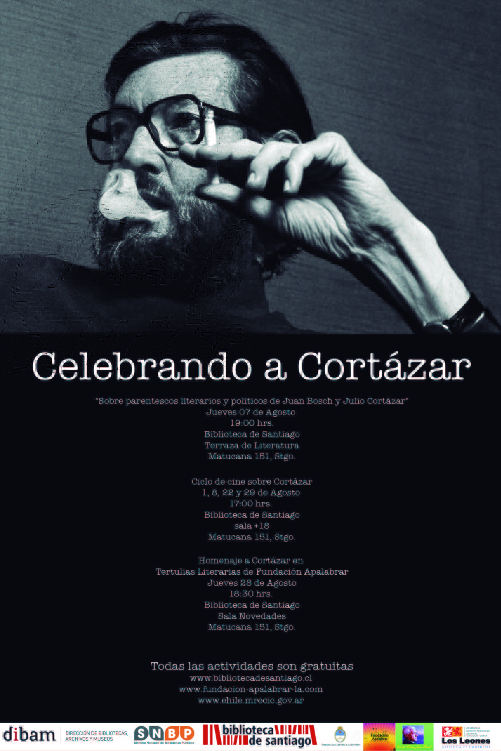 You are currently viewing “Celebrando a Cortázar”, 100 años del natalicio del afamado escritor argentino @BibliotecadStgo