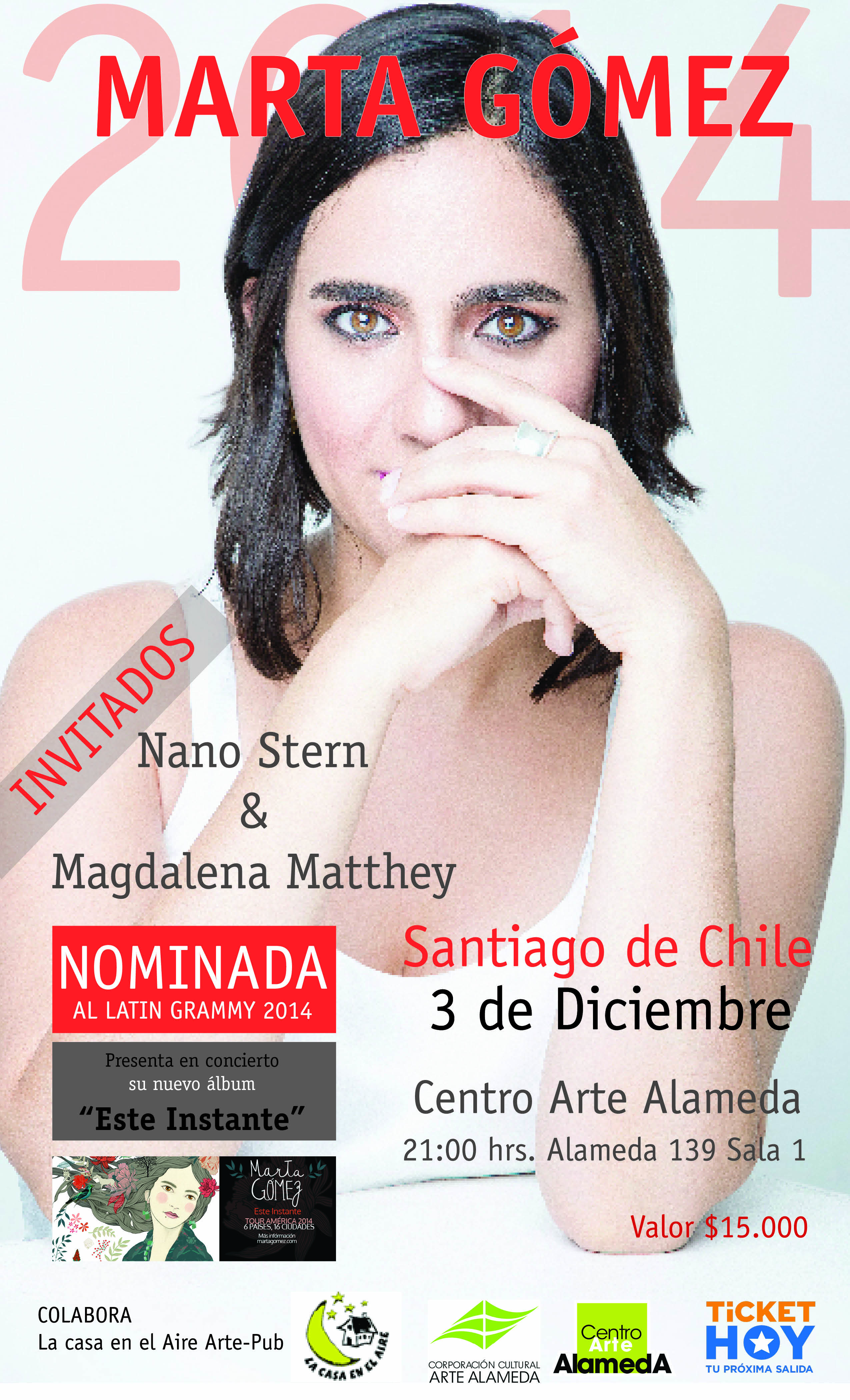 You are currently viewing Concierto de cantautora colombiana Marta Gómez en @CineArteAlameda