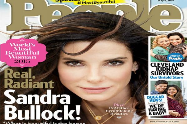 Read more about the article Sandra Bullock es elegida como la mujer más bella del mundo por la revista People 2015