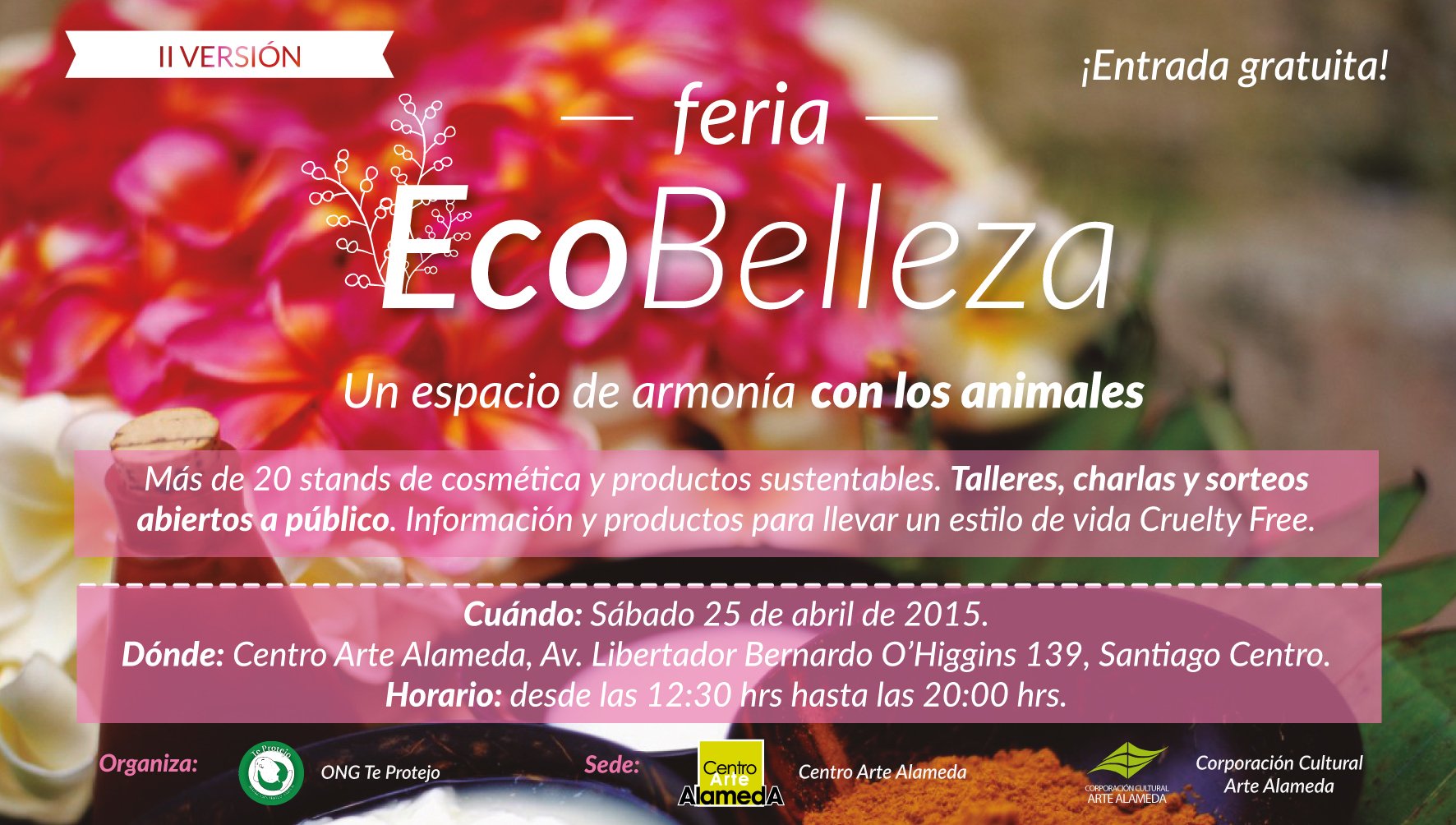 You are currently viewing Feria de EcoBelleza fomenta el uso de cosméticos respetuosos con los animales @teprotejo