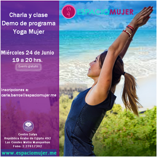 Read more about the article No te pierdas Yoga Mujer junto a Carla Barros