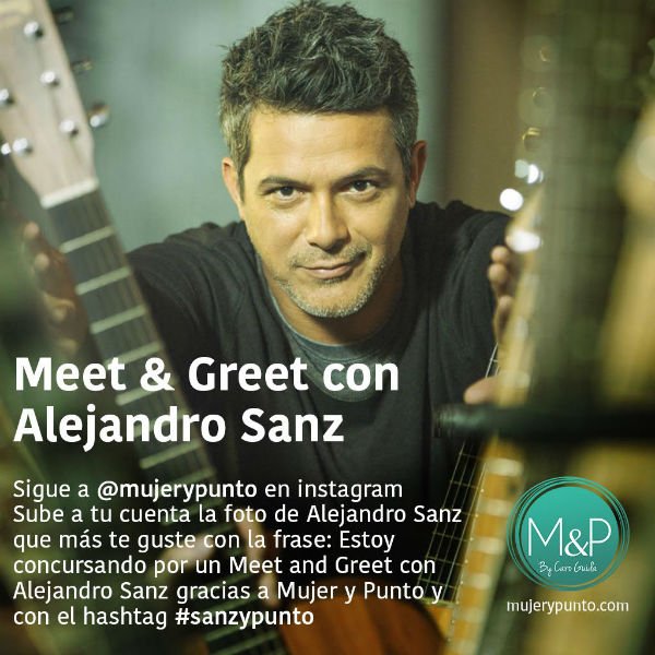 You are currently viewing Ganadora del Meet and Greet con Alejandro Sanz