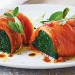 Esta receta de salmón ahumado relleno de espinaca te encantará