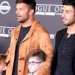 Ricky Martin asiste con sus hijos y novio a Avant Premiere de Rogue One