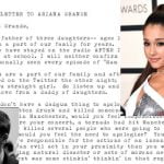 La emotiva carta que este papá le envió a Ariana Grande conmocionó a Internet