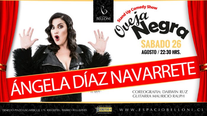 Read more about the article “Oveja Negra”: Humor y música en vivo en stand up de Ángela Díaz Navarrete