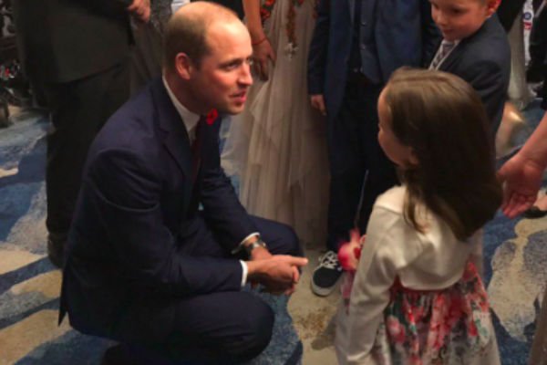Read more about the article Esta pequeñita de 5 años le dio una gran lección al Príncipe William