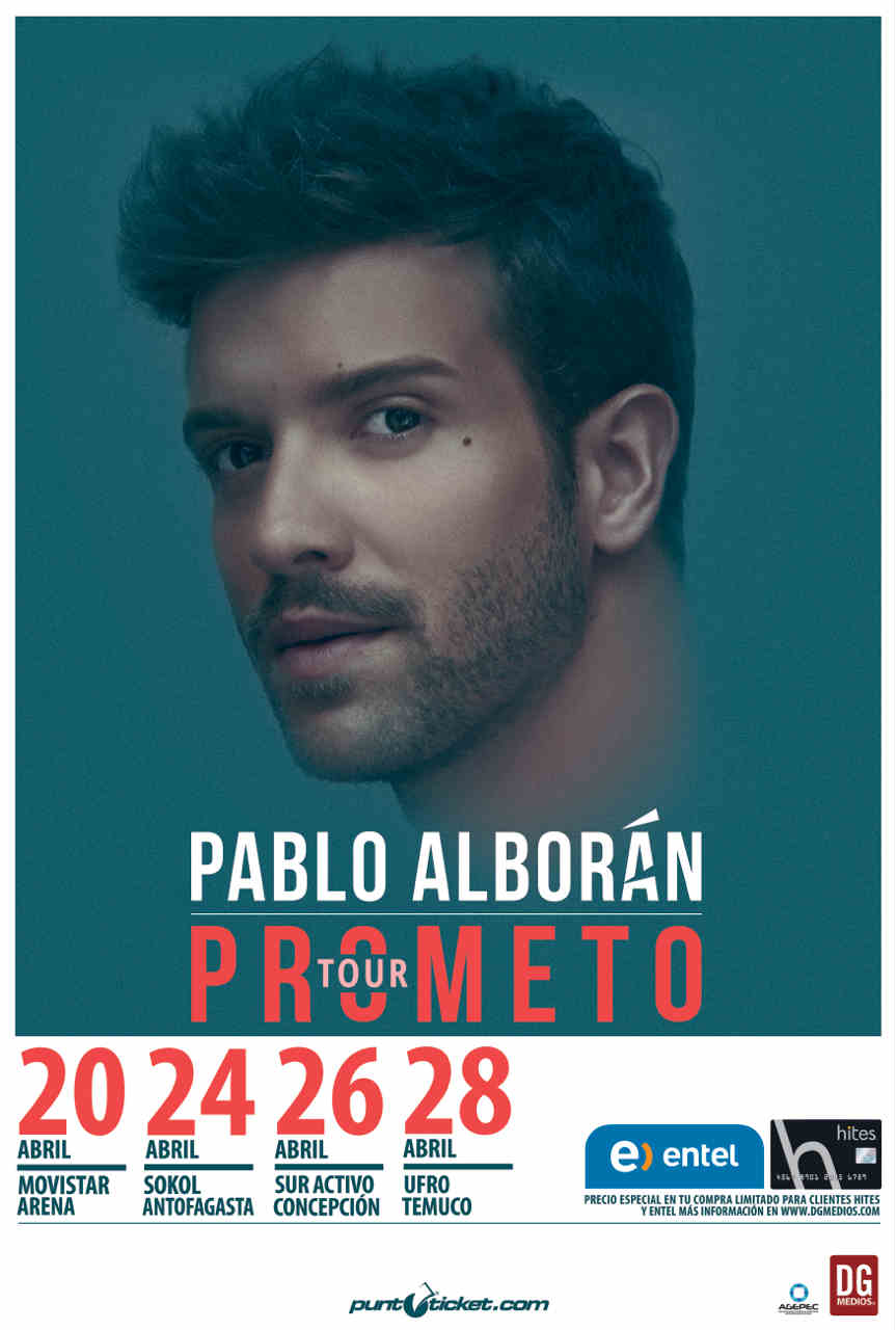 Pablo Alborán anuncia las fechas de su Tour Prometo Mujer y Punto
