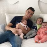 Las fotografías más recientes de los bebés de Cristiano Ronaldo y Georgina Rodríguez