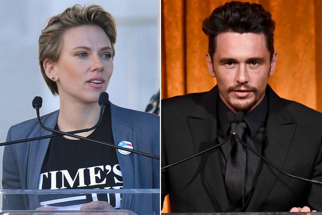 You are currently viewing Scarlett Johansson critica a James Franco durante su discurso en la marcha de mujeres