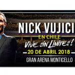 Nick Vujicic vuelve a Chile con su charla “VIVE SIN LÍMITES”