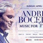 Este Domingo Pascual podrás escuchar a Andrea Bocelli, en directo, desde el Duomo de Milán