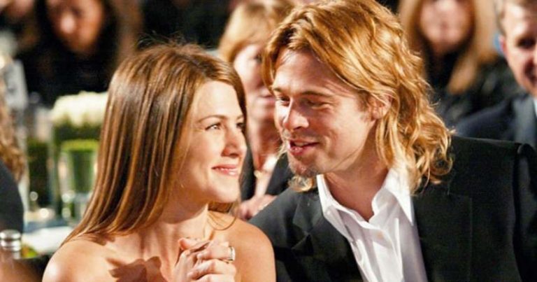 Read more about the article ¡Primeras imágenes! Jennifer Aniston y Brad Pitt se reúnen virtualmente para la lectura de  Fast Times