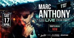 Read more about the article Marc Anthony, “una noche” su primer y único concierto global de transmisión digital en vivo