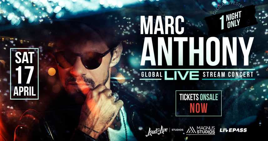You are currently viewing Marc Anthony, “una noche” su primer y único concierto global de transmisión digital en vivo