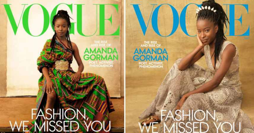 You are currently viewing Amanda Gorman: la poetisa afroamericana que deslumbra con dos portadas de Vogue